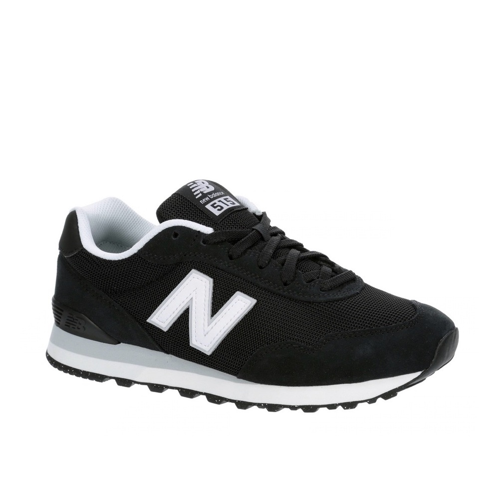 New Balance Black & White Lace-Up Runner